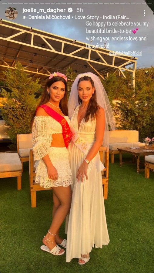 داليدا خليل تودع العزوبية وتستعد لحفل زفافها المرتقب وسط أجواء مفعمة بالفرح