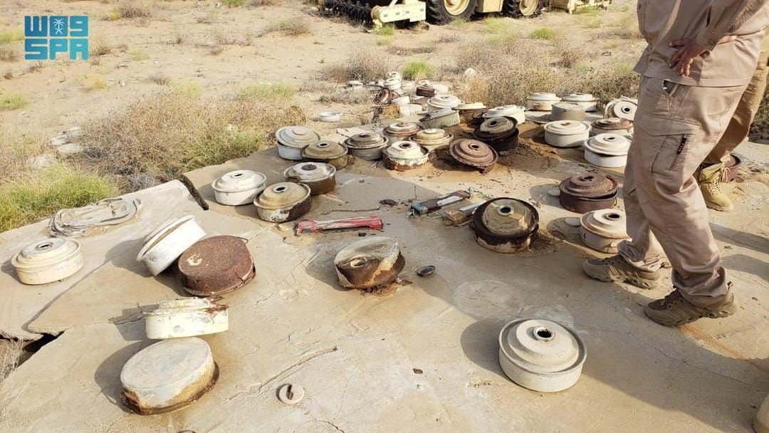 مشروع مسام ينزع 767 لغمًا في اليمن خلال أسبوع