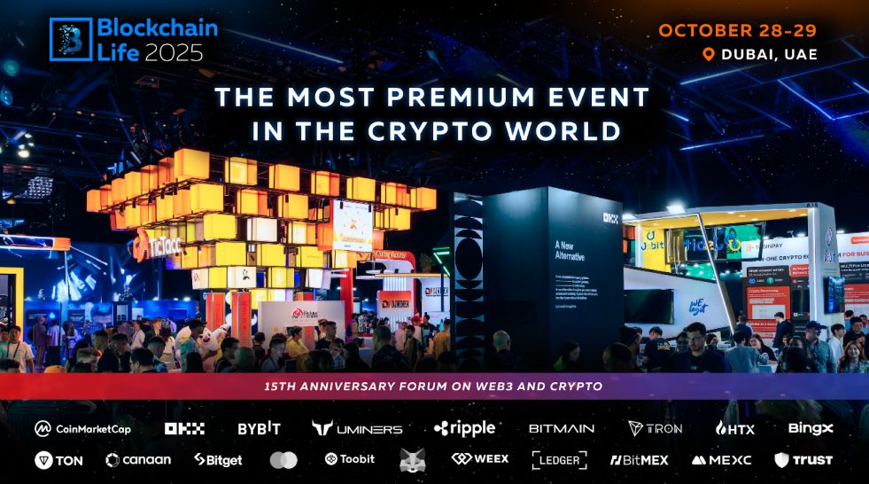 منتدى Blockchain Life في دبي بتاريخ 28–29 أكتوبر: ماذا ينتظرنا في حدث الكريبتو الأهم لهذا العام؟