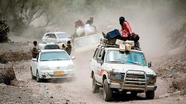 دراسة حقوقية: حصار الحوثيين لتعز جريمة حرب