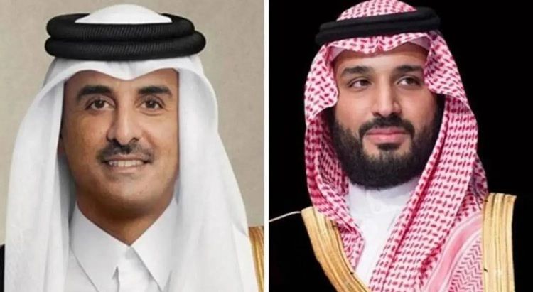 ولي العهد يؤكد وقوف السعودية مع قطر بعد الهجوم الإسرائيلي