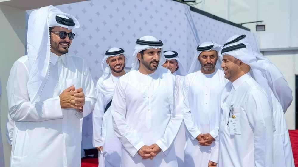 حمدان بن محمد يزور معرض كتارا الدولي للصيد والصقور "سهيل 2025" في الدوحة