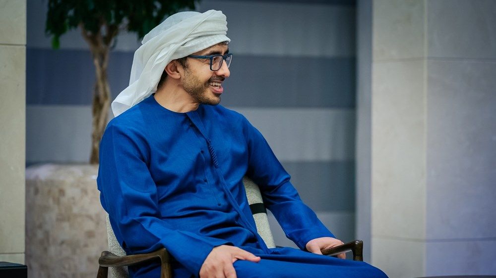 عبدالله بن زايد يستقبل رئيس مفوضية الاتحاد الأفريقي