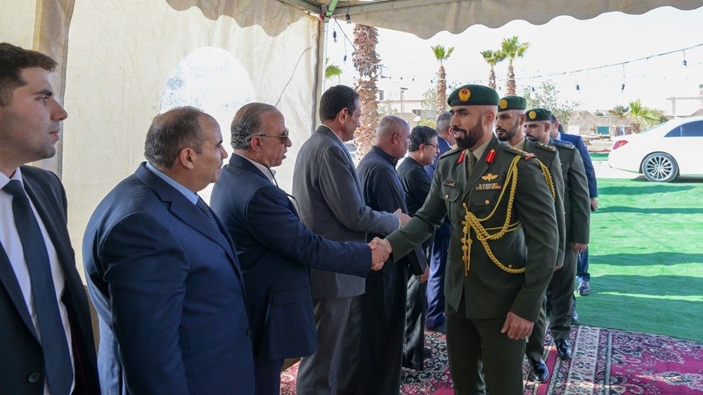وفد وزارة الدفاع يقدم واجب العزاء في وفاة عواد محمد الخالدي أول رئيس لأركان القوات المسلحة الإماراتية
