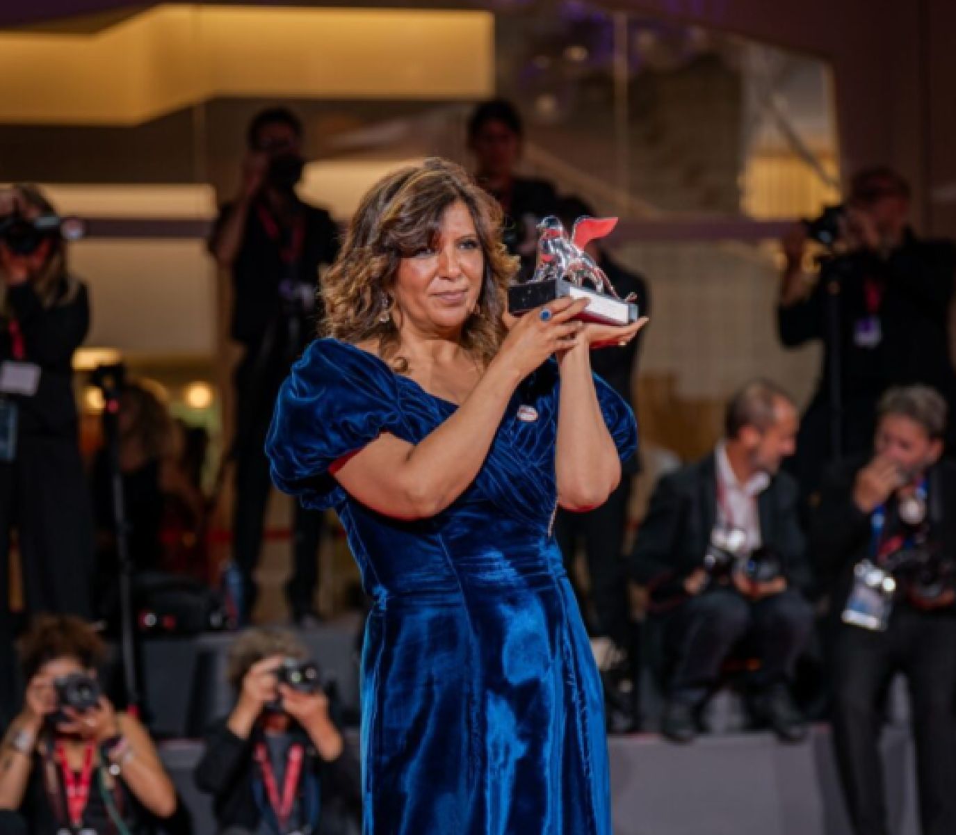 ‎خاص من فينيسيا.. كوثر بن هنية: السينما بالصوت والصورة تحكي الحكاية