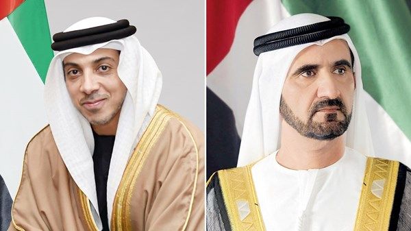 محمد بن راشد ومنصور بن زايد يهنئان رئيس وزراء جامايكا بإعادة انتخابه