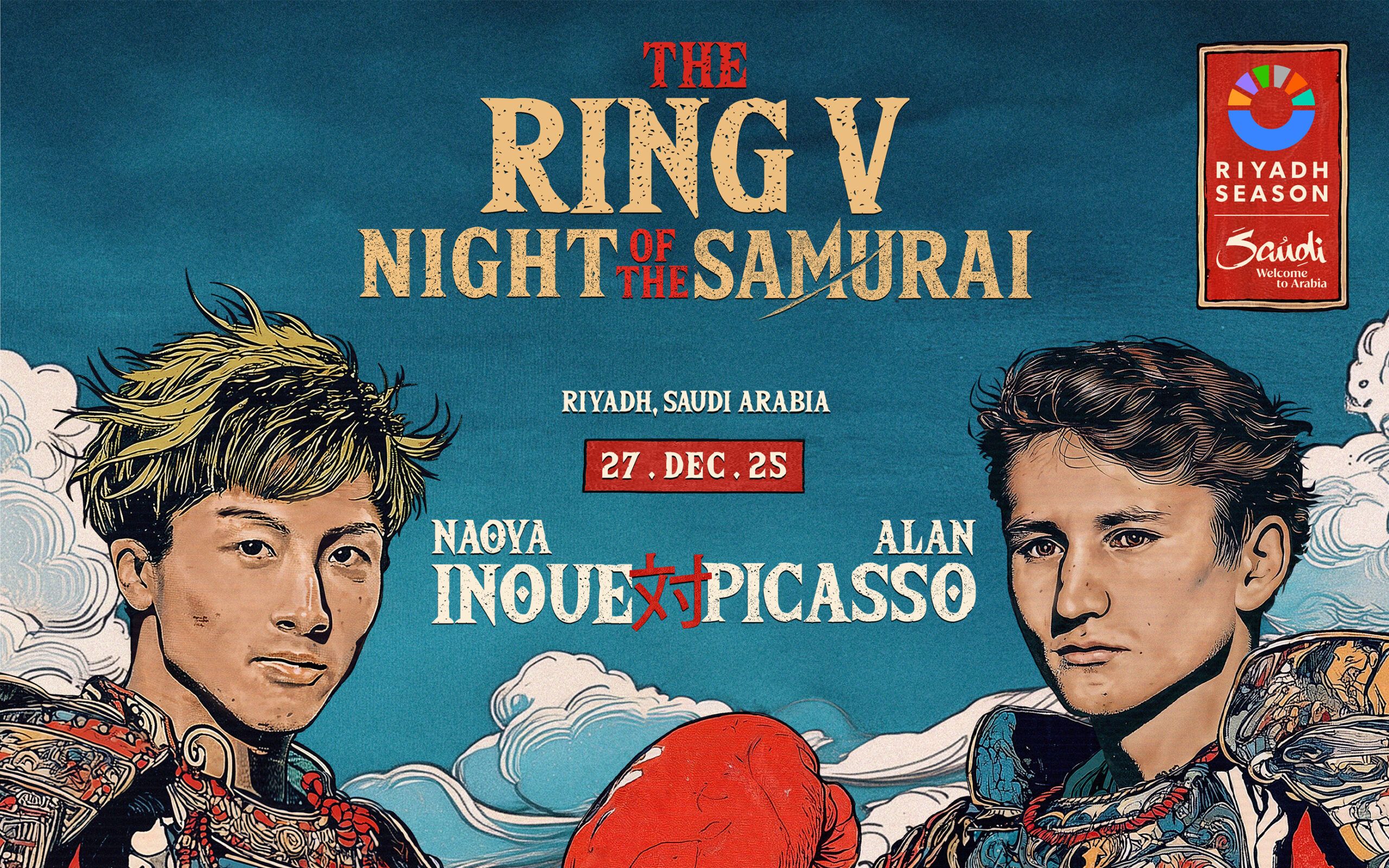 الياباني إينوي يواجه المكسيكي بيكاسو في ليلةRing V: Night of the Samurai