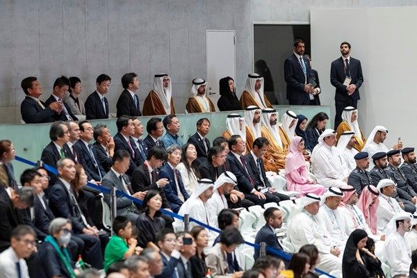 ولي عهد أبوظبي يشهد فعاليات "يوم دولة الإمارات" في "إكسبو 2025 أوساكا"
