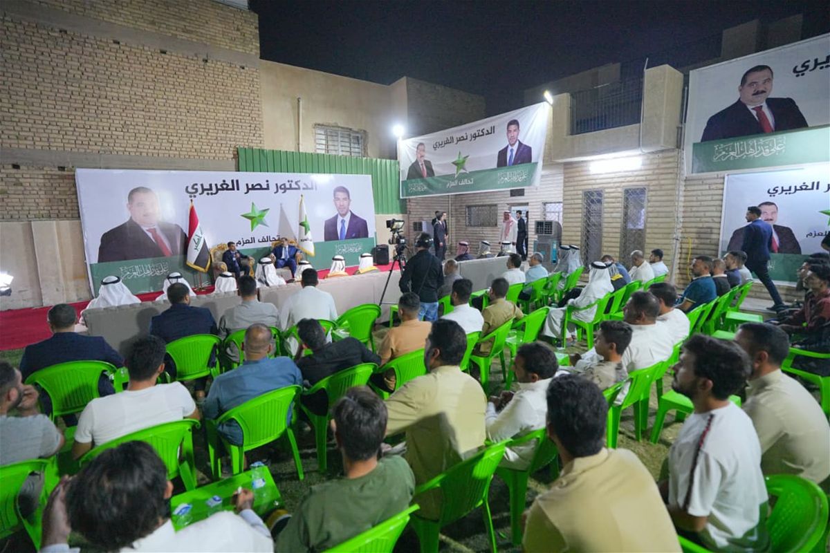 بالصور.. السامرائي يزور الغزالية وأبو غريب ويلتقي بابنائها ووجهائها