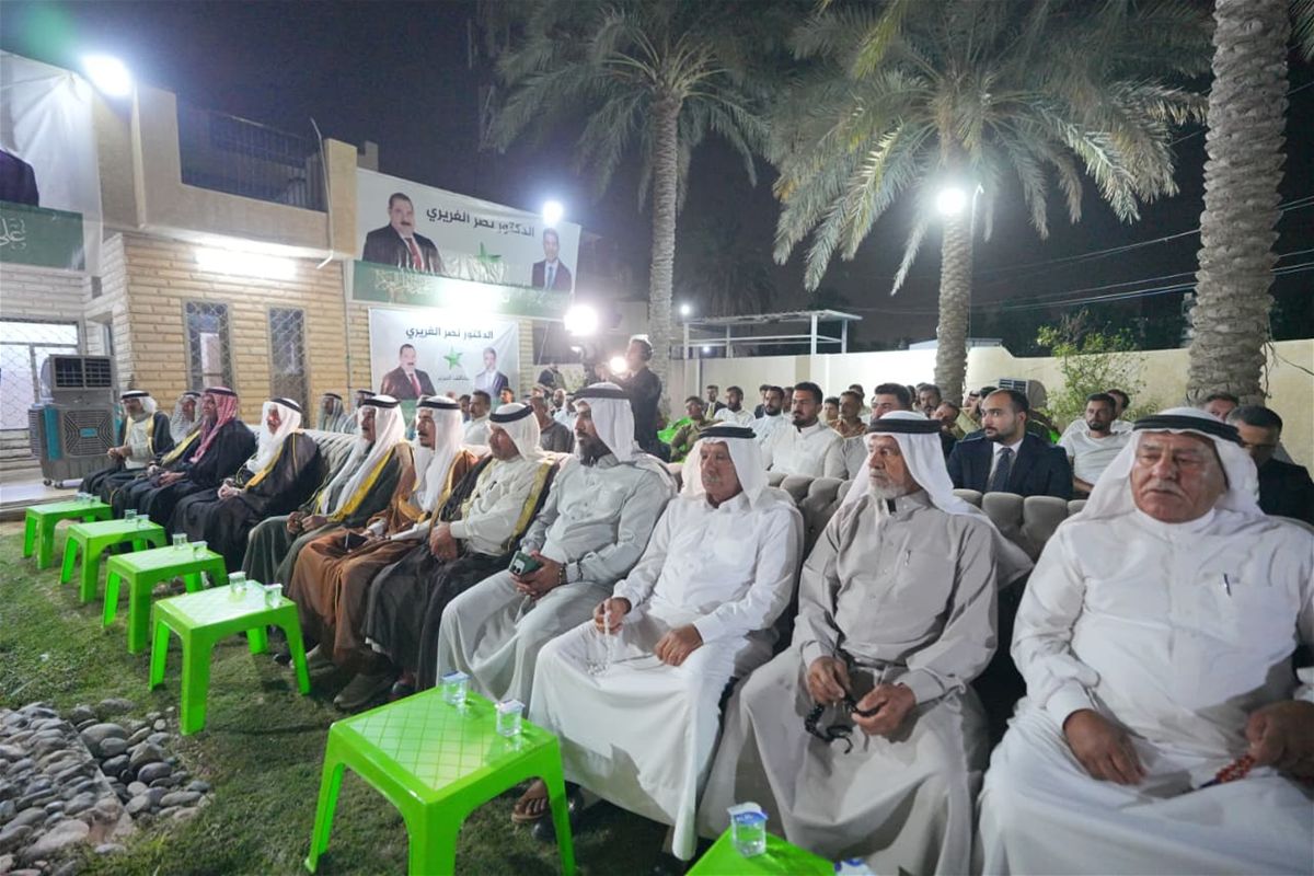بالصور.. السامرائي يزور الغزالية وأبو غريب ويلتقي بابنائها ووجهائها