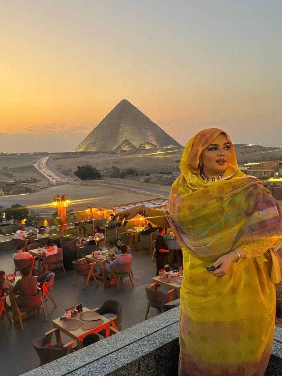 شاهد بالصور.. الفنانة ندى القلعة تصل القاهرة وتحل ضيفة على أشهر الصحف المصرية “في حضرة الكلمة والصحافة العريقة”