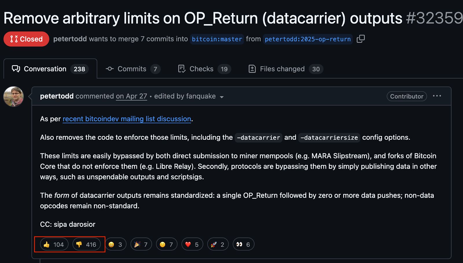 جيمي سونغ ينتقد مطوري "بتكوين كور" بسبب "عقلية فيات" حول OP_Return