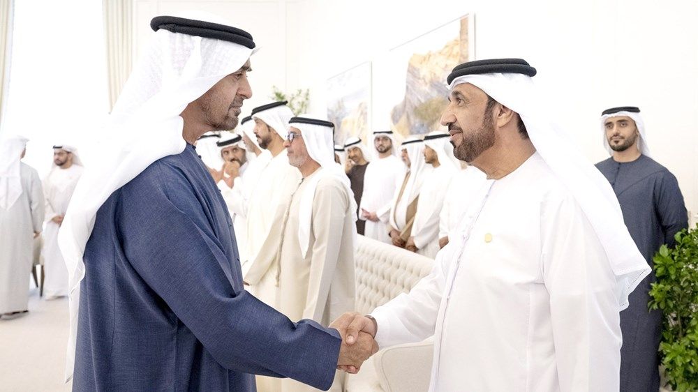 رئيس الدولة يستقبل وفد البرلمان العربي