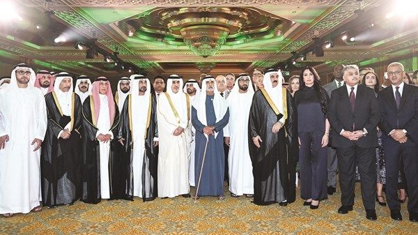 نهيان بن مبارك يحضر حفل سفارة السعودية بيومها الوطني الـ95