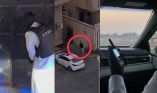 شاهد مداهمة حية لصاحب التيشيرت الأسود في المنطقة الشرقية.. شاركت فيها الدرونز وانتهت بمفاجأة