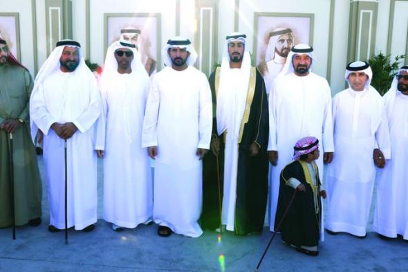 الامارات | حمدان بن محمد يحضر أفراح العامري وآل بومهير والمنصوري والشامسي