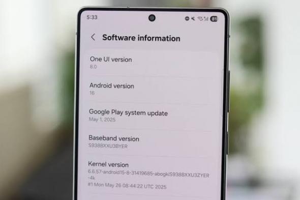 تكنولوجيا: سامسونج تطلق التحديث التجريبي السابع من واجهة One UI 8 لهاتف Galaxy S25