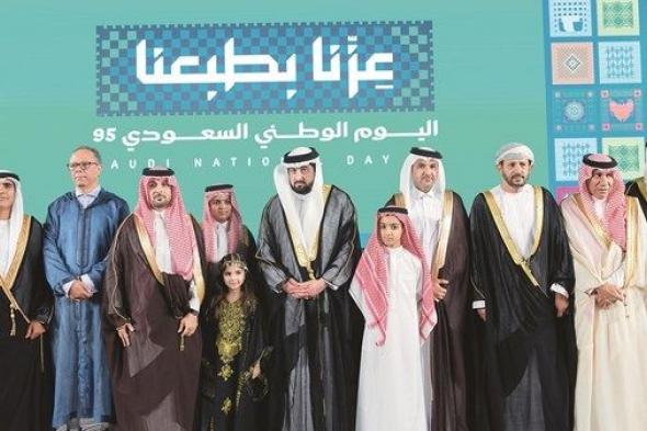 أحمد بن محمد يحضر الاحتفال بـ«اليوم الوطني السعودي» في دبي